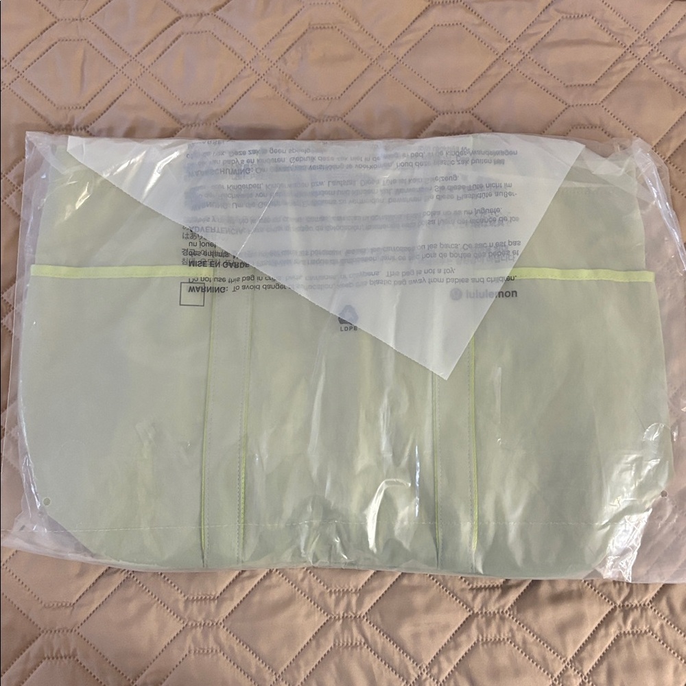 Lululemon Light Green Tote Bag